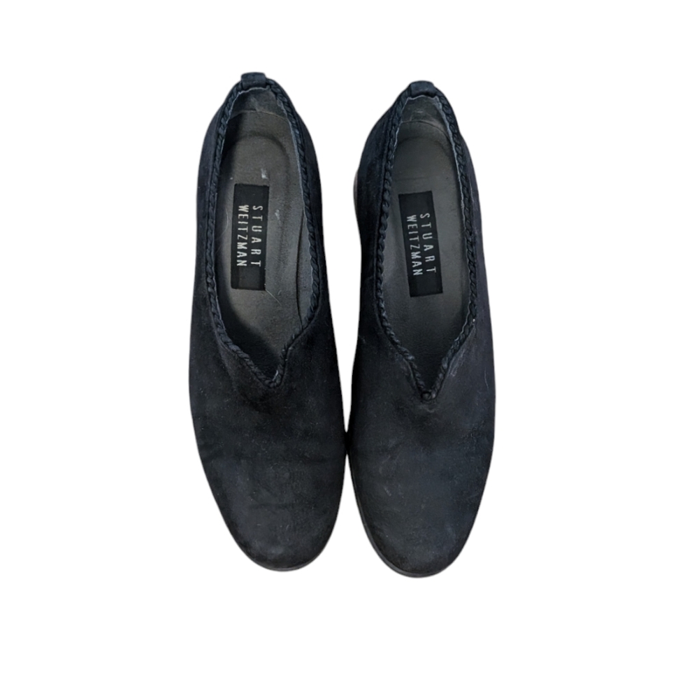 90's Stuart Weitzman suede sock loafer